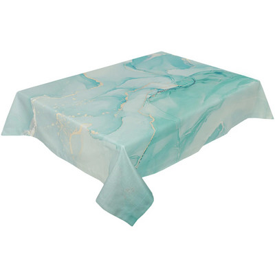 Turkio marmuro grotelių tekstūros vestuvių vakarėlio staltiesė vandeniui atspari alyvai atspari valgomojo stalo danga Virtuvės namų dekoro staltiesė