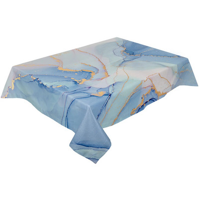 Turkio marmuro grotelių tekstūros vestuvių vakarėlio staltiesė vandeniui atspari alyvai atspari valgomojo stalo danga Virtuvės namų dekoro staltiesė