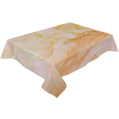 Turkio marmuro grotelių tekstūros vestuvių vakarėlio staltiesė vandeniui atspari alyvai atspari valgomojo stalo danga Virtuvės namų dekoro staltiesė