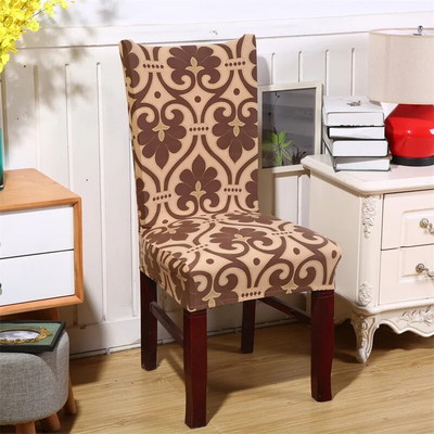 Huse elastice pentru scaune de sufragerie 1 buc. Huse geometrice huse pentru scaune huse extensibile pentru nunta, hotel, banchet, camera de zi