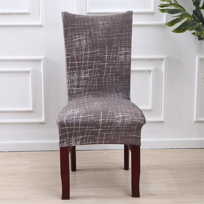 Huse elastice pentru scaune de sufragerie 1 buc. Huse geometrice huse pentru scaune huse extensibile pentru nunta, hotel, banchet, camera de zi