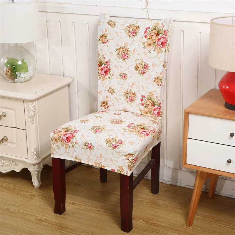Huse elastice pentru scaune de sufragerie 1 buc. Huse geometrice huse pentru scaune huse extensibile pentru nunta, hotel, banchet, camera de zi