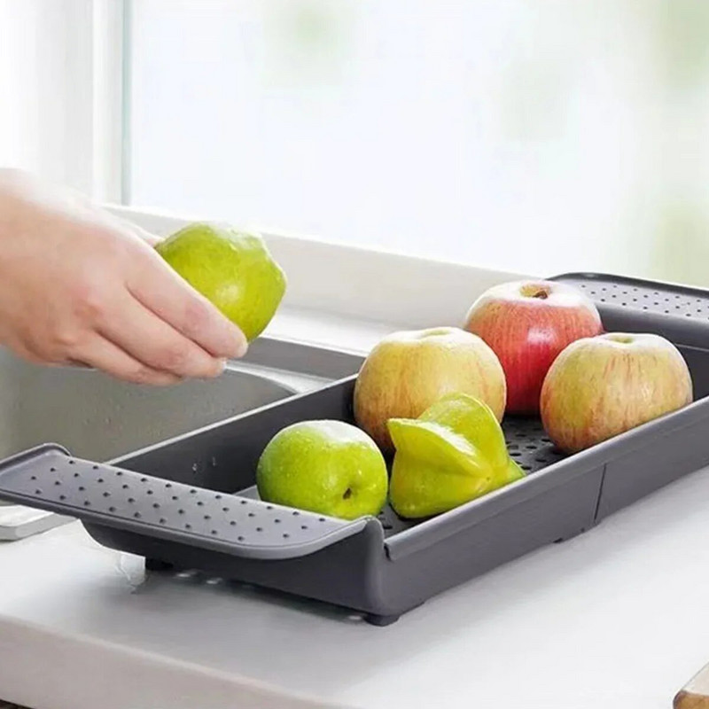 Vonios padėklas Išplečiamas nutekėjimo vonios lentyna Daugiafunkcinis vonios laikymo stovas Nuimamas reguliuojamas plastikinis stovas