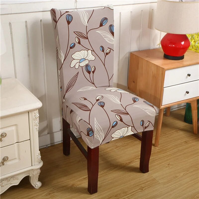 Huse pentru scaune de sufragerie geometrice Huse elastice pentru scaun Huse pentru scaune elastice pentru nunta, hotel, banchet, sufragerie, birou, anti-murdar