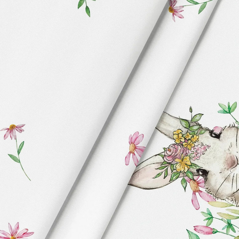 Lihavõttepühade veekindel ristkülikukujuline laudlina Kevadine lilleline jänkulaudlina peoõhtusöögi kaunistus lihavõttepühade kaunistuse tarvikud