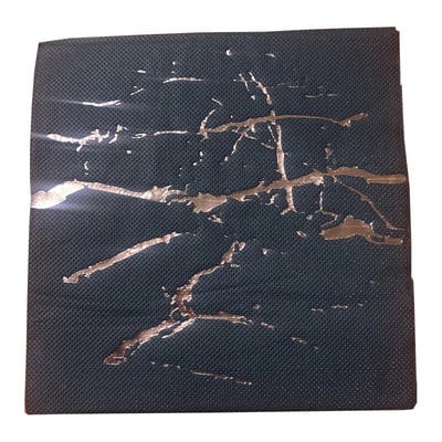 20 kom/lot Kreativnost Zlatne mramorne salvete zlatne/srebrne linije rođendanske papirnate salvete za potrepštine za rođendane Dekoracija vjenčanja