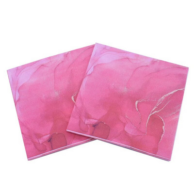 20 buc/lot noi servețele de hârtie colorate, creative, din marmură, șervețele prosoape pentru adulți, consumabile pentru petrecerea de La mulți ani, decorare șervețele