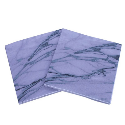 20 buc/lot noi servețele de hârtie colorate, creative, din marmură, șervețele prosoape pentru adulți, consumabile pentru petrecerea de La mulți ani, decorare șervețele