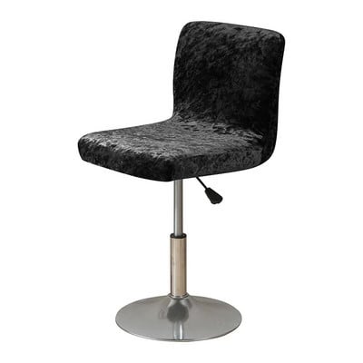 Shining Fabric Club forgószékhuzat kis méretű, rövid hátú bárszék huzat arany gyémánt bársony lakberendezési szék üléshuzat