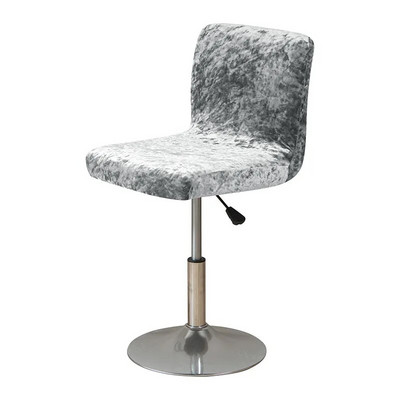 Shining Fabric Club forgószékhuzat kis méretű, rövid hátú bárszék huzat arany gyémánt bársony lakberendezési szék üléshuzat