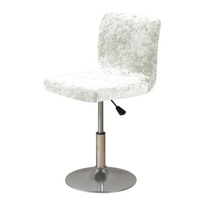 Shining Fabric Club forgószékhuzat kis méretű, rövid hátú bárszék huzat arany gyémánt bársony lakberendezési szék üléshuzat