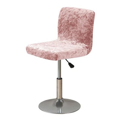 Shining Fabric Club forgószékhuzat kis méretű, rövid hátú bárszék huzat arany gyémánt bársony lakberendezési szék üléshuzat