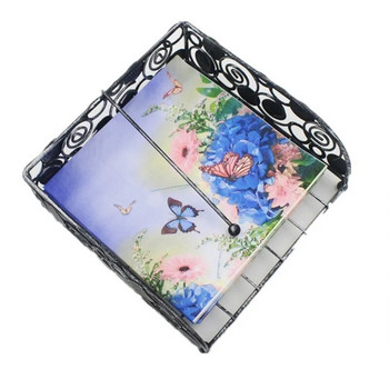 20 τεμ./παρτίδα Χαριτωμένα μπλε λουλούδια χαρτοπετσέτες πεταλούδα τετράγωνες χαρτοπετσέτες για κοκτέιλ για γάμο για γενέθλια διακόσμηση μωρού για ντους