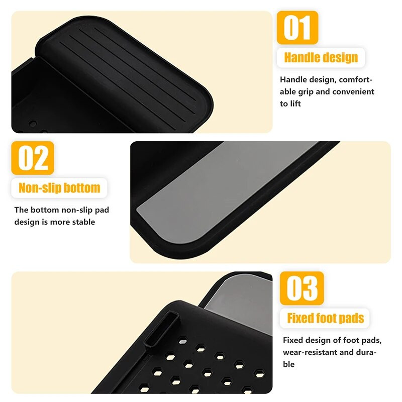 Ištraukiamas vonios laikymo stovas Vonios padėklas lentyna vonia Daugiafunkcis vonios įrankiai Rankšluosčių laikymo lentyna Virtuvės kriauklės kanalizacijos laikiklis