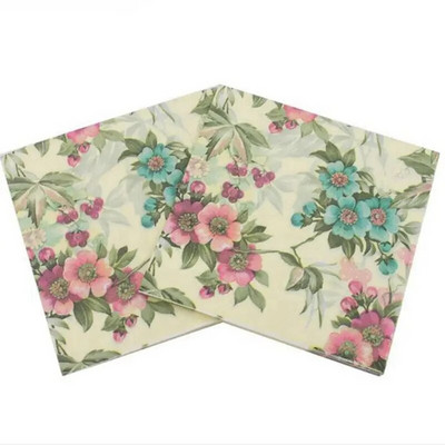 Șervețele Daisy șervețel hârtie 33*33cm flori de unică folosință pentru masă șervețele 100% lemn natural pentru suplimente de petrecere