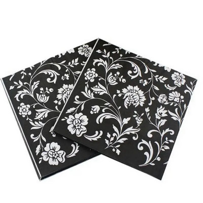 Șervețele Daisy șervețel hârtie 33*33cm flori de unică folosință pentru masă șervețele 100% lemn natural pentru suplimente de petrecere