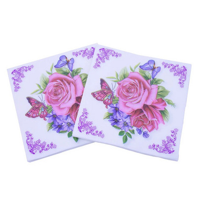 Șervețele Daisy șervețel hârtie 33*33cm flori de unică folosință pentru masă șervețele 100% lemn natural pentru suplimente de petrecere