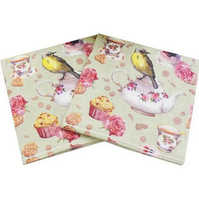 Șervețele Daisy șervețel hârtie 33*33cm flori de unică folosință pentru masă șervețele 100% lemn natural pentru suplimente de petrecere