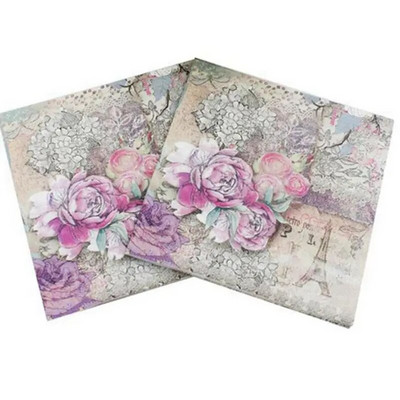 Șervețele Daisy șervețel hârtie 33*33cm flori de unică folosință pentru masă șervețele 100% lemn natural pentru suplimente de petrecere