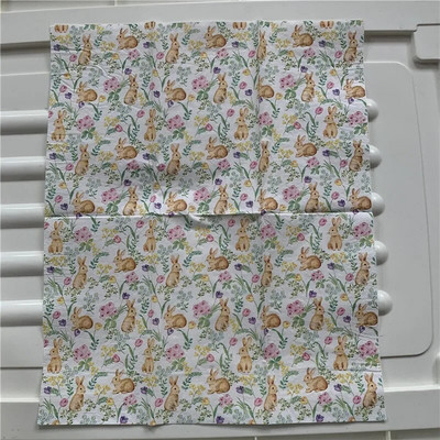 15 decoupage nunta șervețele vintage hârtie șervețel elegant iepure iepuraș flori meșteșuguri copil petrecere aniversare servetele decor 33*40cm