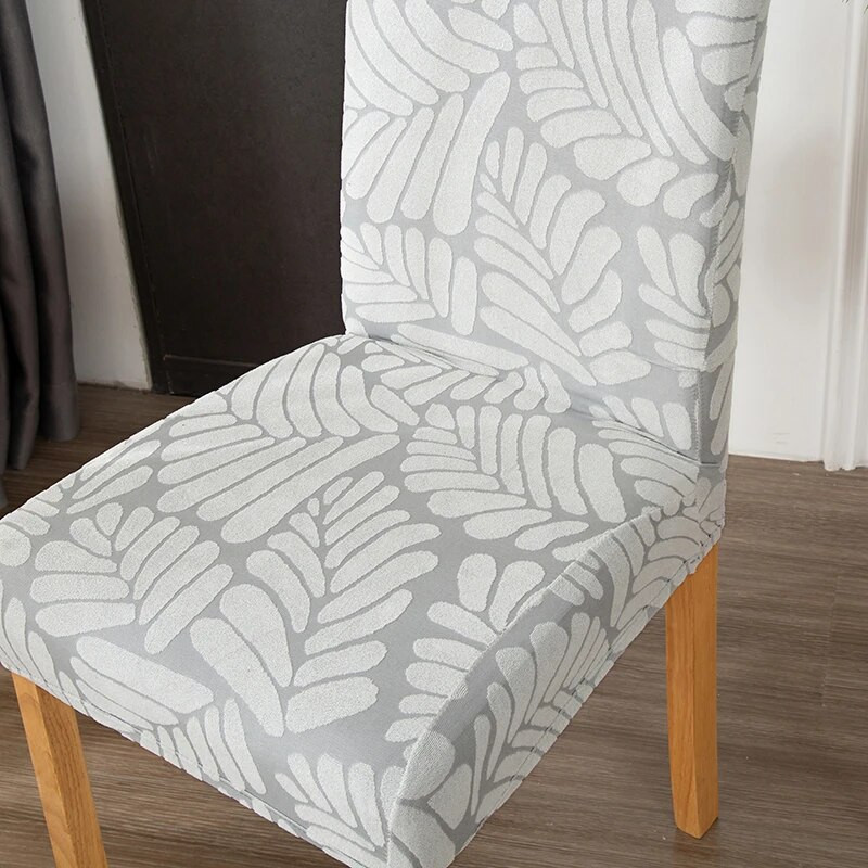 Jacquard tkanina Navlaka za stolicu Univerzalna veličina Najjeftinije navlake za stolice Navlake za sjedala za uređenje doma u blagovaonici Boja: zelena