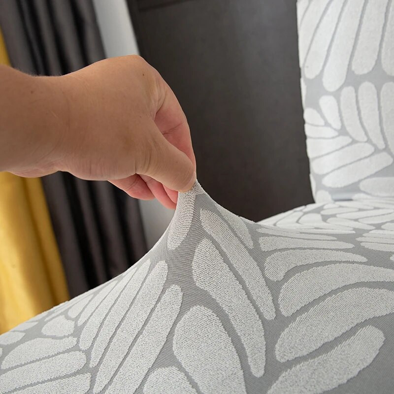 Jacquard tkanina Navlaka za stolicu Univerzalna veličina Najjeftinije navlake za stolice Navlake za sjedala za uređenje doma u blagovaonici Boja: zelena
