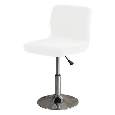 Puha Velvet Club forgószékhuzat kis méretű, rövid hátsó székhuzat étkező konyhához Stretch dekorációs széklet üléshuzat