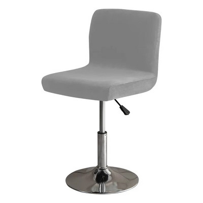 Puha Velvet Club forgószékhuzat kis méretű, rövid hátsó székhuzat étkező konyhához Stretch dekorációs széklet üléshuzat