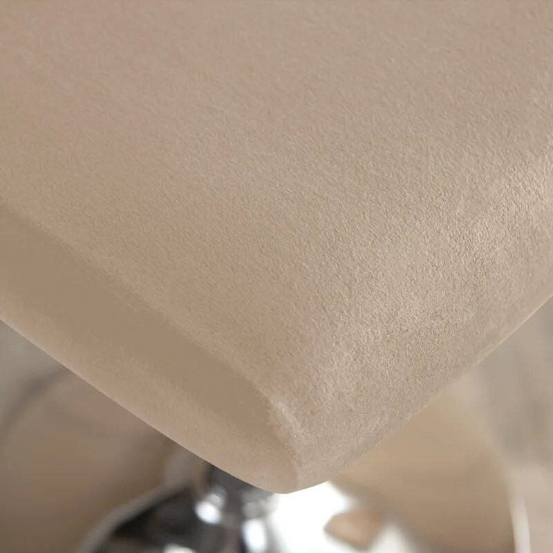 Puha Velvet Club forgószékhuzat kis méretű, rövid hátsó székhuzat étkező konyhához Stretch dekorációs széklet üléshuzat