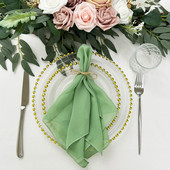 4 DB 45X45CM Zsályás Sifonszövet Szalvéták Szövet Otthoni Vacsora Konyha Zöld Tea törölközők Asztal esküvői asztaldíszítéshez