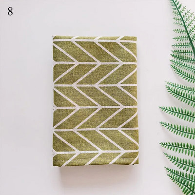 Σουπλά από καρό βαμβακερό υφασμάτινο στιλ Ιαπωνικής μόδας Πατάκια τραπεζιού Χαρτοπετσέτες Απλή σχεδίαση Τραπεζαρία Δίσκος Μαξιλαράκια Αξεσουάρ κουζίνας