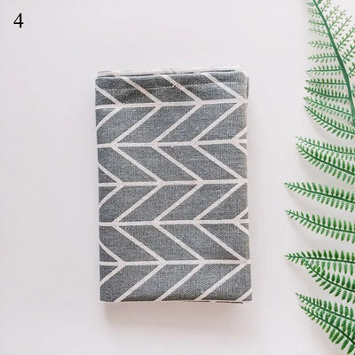 Σουπλά από καρό βαμβακερό υφασμάτινο στιλ Ιαπωνικής μόδας Πατάκια τραπεζιού Χαρτοπετσέτες Απλή σχεδίαση Τραπεζαρία Δίσκος Μαξιλαράκια Αξεσουάρ κουζίνας