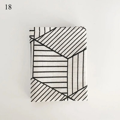 Σουπλά από καρό βαμβακερό υφασμάτινο στιλ Ιαπωνικής μόδας Πατάκια τραπεζιού Χαρτοπετσέτες Απλή σχεδίαση Τραπεζαρία Δίσκος Μαξιλαράκια Αξεσουάρ κουζίνας