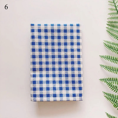 Σουπλά από καρό βαμβακερό υφασμάτινο στιλ Ιαπωνικής μόδας Πατάκια τραπεζιού Χαρτοπετσέτες Απλή σχεδίαση Τραπεζαρία Δίσκος Μαξιλαράκια Αξεσουάρ κουζίνας