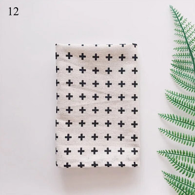 Σουπλά από καρό βαμβακερό υφασμάτινο στιλ Ιαπωνικής μόδας Πατάκια τραπεζιού Χαρτοπετσέτες Απλή σχεδίαση Τραπεζαρία Δίσκος Μαξιλαράκια Αξεσουάρ κουζίνας