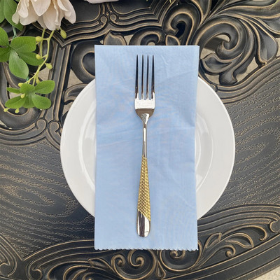 6 ΤΕΜ. 36Χ36 εκ. Ροζ χαρτοπετσέτες 100% βαμβακερές υφασμάτινες χαρτοπετσέτες Τραπεζαρίες για δείπνο Μαλακές πλένονται επαναχρησιμοποιούμενες Γαμήλια πάρτι Εστιατόριο