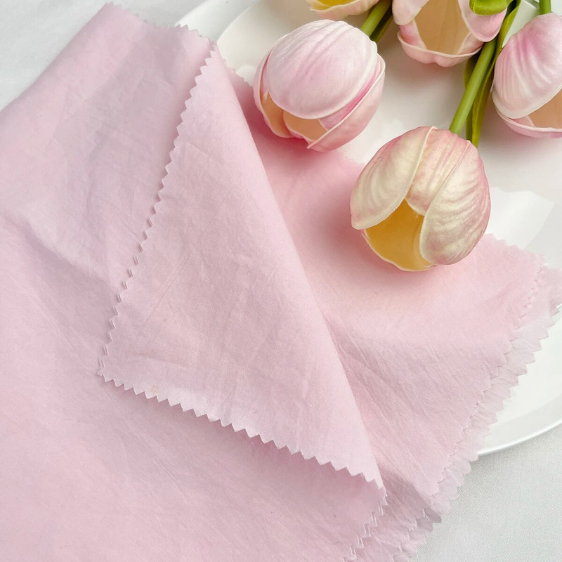 6 ΤΕΜ. 36Χ36 εκ. Ροζ χαρτοπετσέτες 100% βαμβακερές υφασμάτινες χαρτοπετσέτες Τραπεζαρίες για δείπνο Μαλακές πλένονται επαναχρησιμοποιούμενες Γαμήλια πάρτι Εστιατόριο