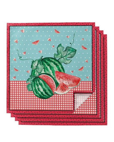 Vyšnių vaisiai vyšnios iš audinio servetėlės vakarėliui vestuvių dekoravimui staltiesė Virtuvės stalo priedai serviravimo servetėlės Daugkartinio naudojimo