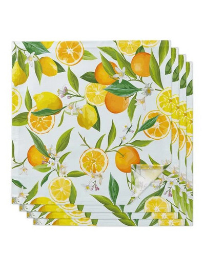 Vyšnių vaisiai vyšnios iš audinio servetėlės vakarėliui vestuvių dekoravimui staltiesė Virtuvės stalo priedai serviravimo servetėlės Daugkartinio naudojimo