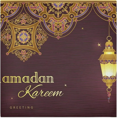 2Pcs Ramadan Kareem Decoration Platnena salveta za višekratnu upotrebu Eid Mubarak Stolne salvete za dom muslimanski islamski Eid al-Fitr Party Supplie