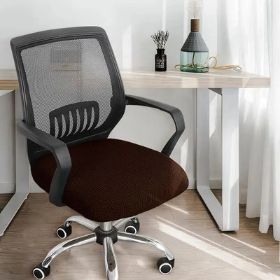 Husă pentru scaun de birou Husă pentru scaun simplă îngroșată Husă elastică pentru scaun pentru casă din țesătură Carcasă pentru scaun pivotantă pentru computer general Decor pentru casă