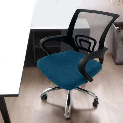 Husă pentru scaun de birou Husă pentru scaun simplă îngroșată Husă elastică pentru scaun pentru casă din țesătură Carcasă pentru scaun pivotantă pentru computer general Decor pentru casă