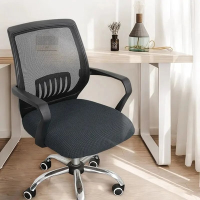 Husă pentru scaun de birou Husă pentru scaun simplă îngroșată Husă elastică pentru scaun pentru casă din țesătură Carcasă pentru scaun pivotantă pentru computer general Decor pentru casă