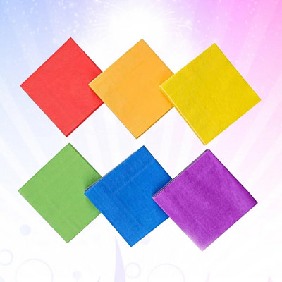 120 tk Ühekordsed õhtusöögisalvrätikud Näo salvrätid Oranžid Salvrätikud Paberrätik Punased Salvrätikud Paber Värviline Salvrätik Pabersalvrätik