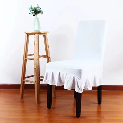 Suknja od deblje tkanine Navlaka za stolicu Kvalitetni spandex rastezljive navlake za stolice za blagovaonicu Kuhinja Banket Home Decor Navlaka za sjedalo