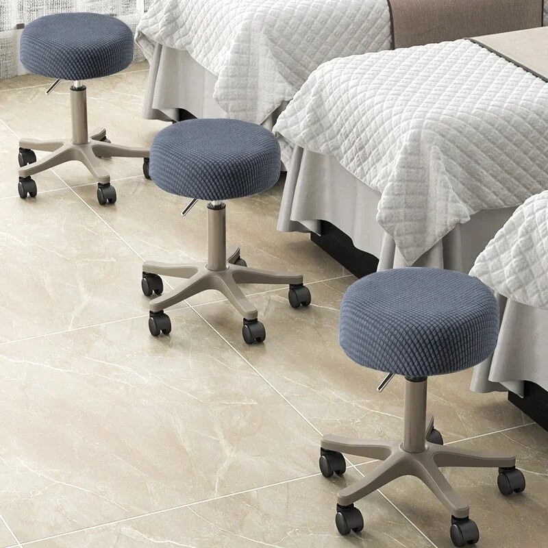 Apvalus kėdės užvalkalas Elastinis baro kėdės užvalkalas Nuimamas kėdžių užvalkalas Plaunamas Protecor Baro kėdės dėklas Housse De Chais