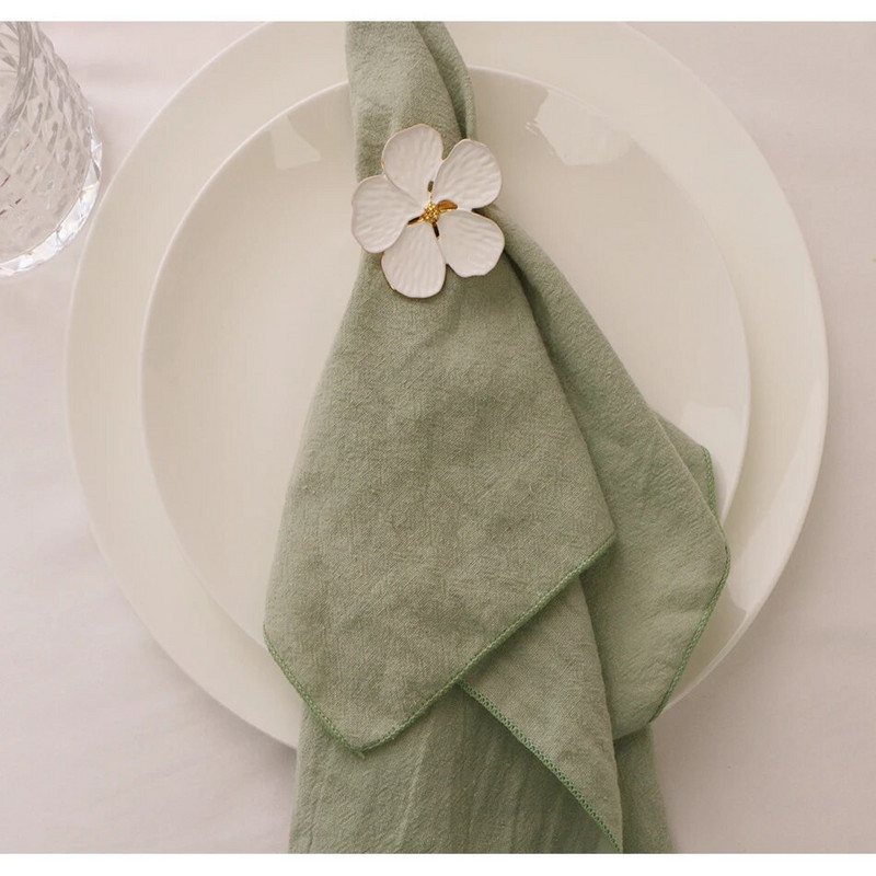 4vnt Sage Green siuvimo audinės servetėlės, 40x40 cm medvilninė patvari stalo servetėlė, skirta vestuvių virtuvės vakarėlio gimtadienio dekoravimui