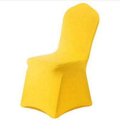 Egyszínű székhuzat Spandex csúszóhuzat Stretch esküvői bankett party étterem bankett szállodai étkező szék huzatok
