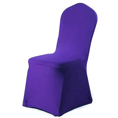 Egyszínű székhuzat Spandex csúszóhuzat Stretch esküvői bankett party étterem bankett szállodai étkező szék huzatok