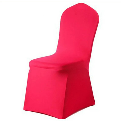 Egyszínű székhuzat Spandex csúszóhuzat Stretch esküvői bankett party étterem bankett szállodai étkező szék huzatok